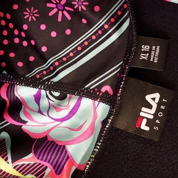 Girls Fila Active Jacket Pullover Hoody - Picture 4 of 12